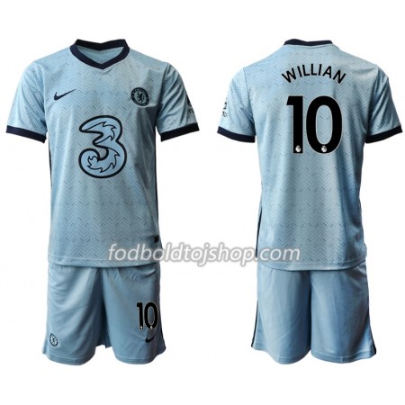 Chelsea Willian 10 Børn Udebane Fodboldsæt 2020-21 S/S (+ Korte bukser)